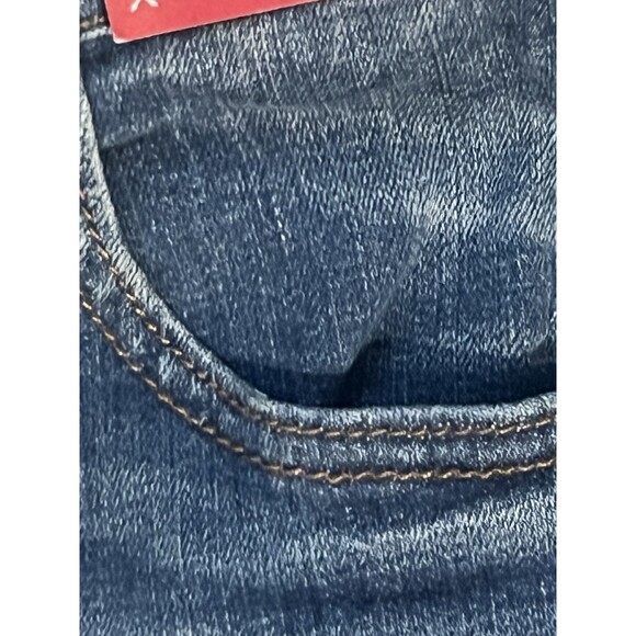 Express Ankle Legging High Rise Hyper Stretch Denim Two Tone Jeans OR $88 New - Picture 9 of 11